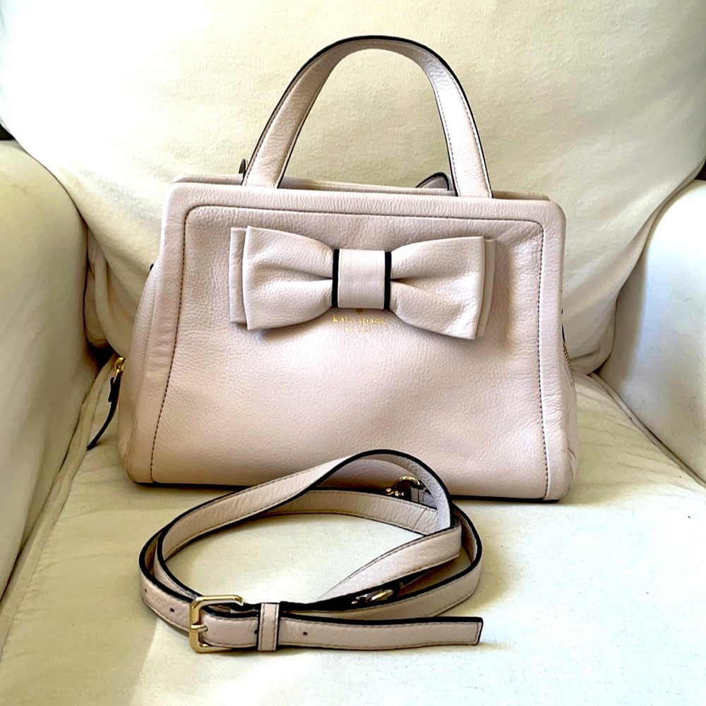 Kate spade pale pink leather handbag